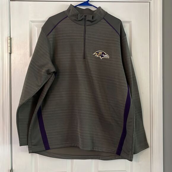 Mens Ravens Gray Pullover/Sweatshirt - Picture 1 of 4